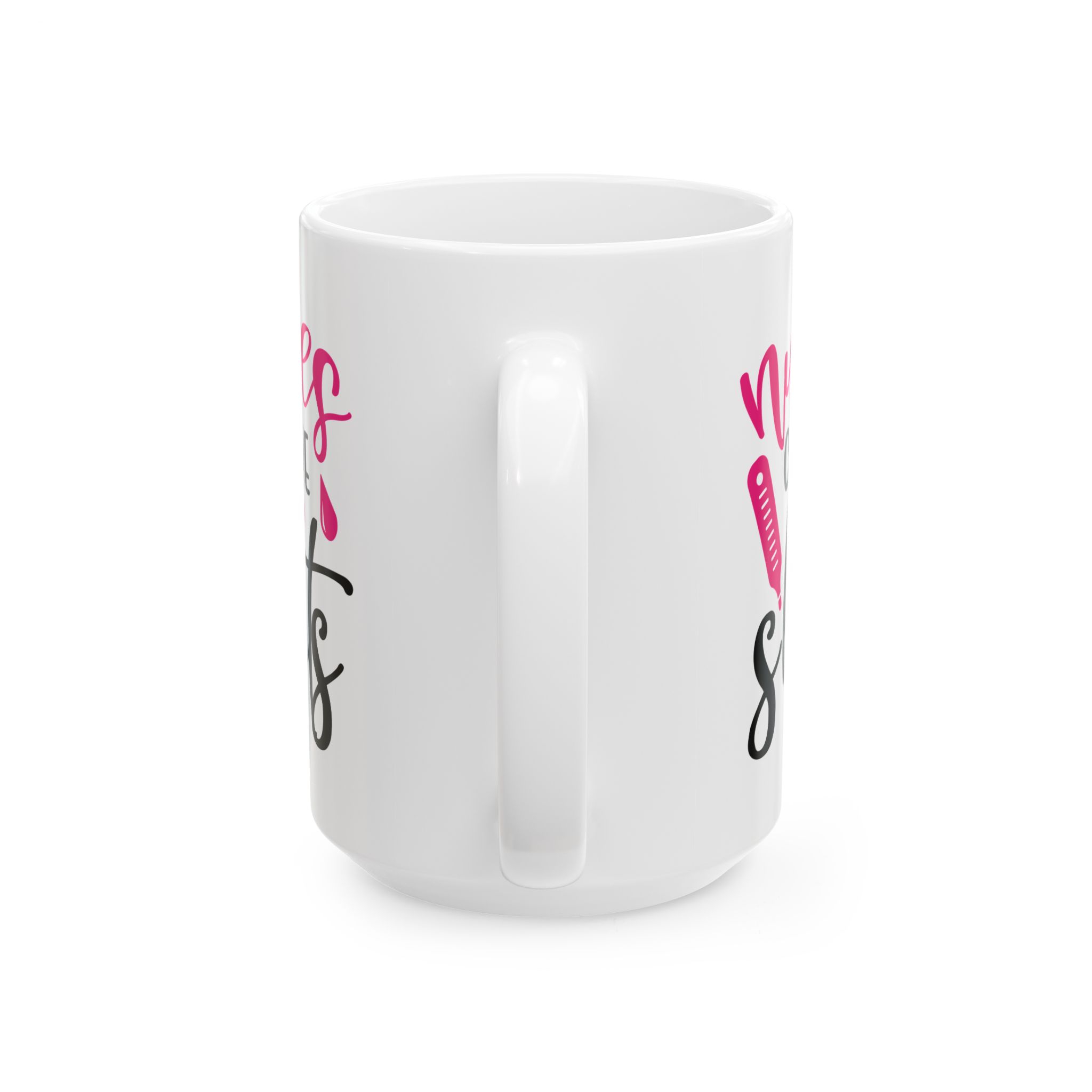 Nurses Call The Shots – Medical Coffee Mug – 11oz/15oz Ceramic Mug - Image 9