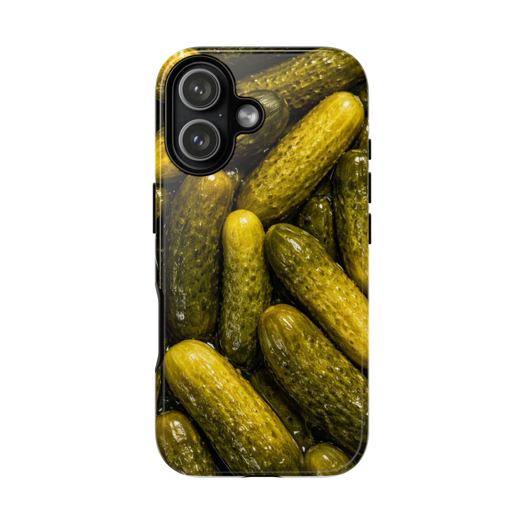 Pickle Pattern iPhone Case — Novelty Pickles Design Protective Case - Image 131