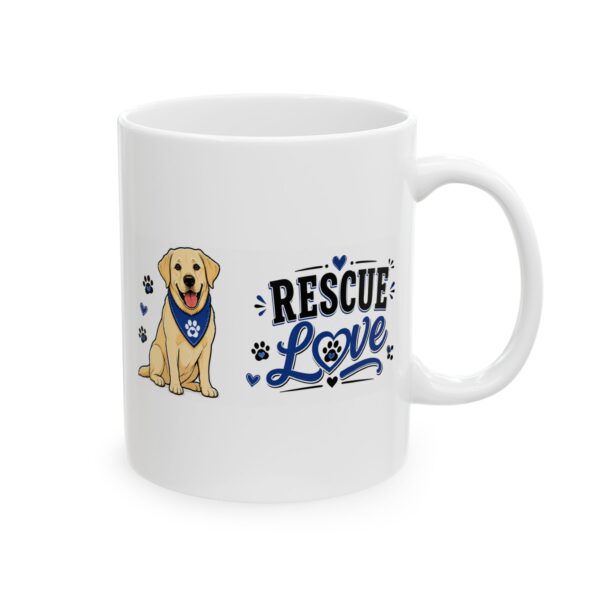 8901094754499403289_2048.jpeg Rescue Love Labrador Dog Lover Mug – Dog Mom Dog Dad Coffee Mug – 11oz/15oz Ceramic Mug