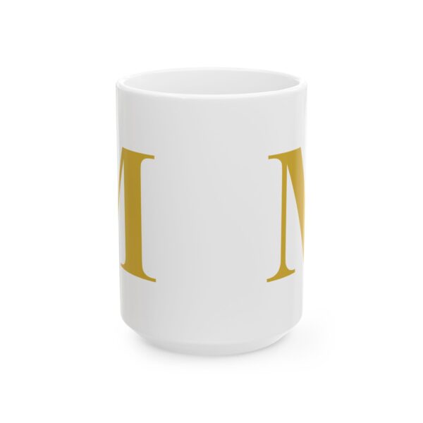 8901358524423300642_2048-1.jpeg Gold Letter M Monogram Mug – Gold Initial Alphabet Coffee Mug – 11oz/15oz Ceramic Mug