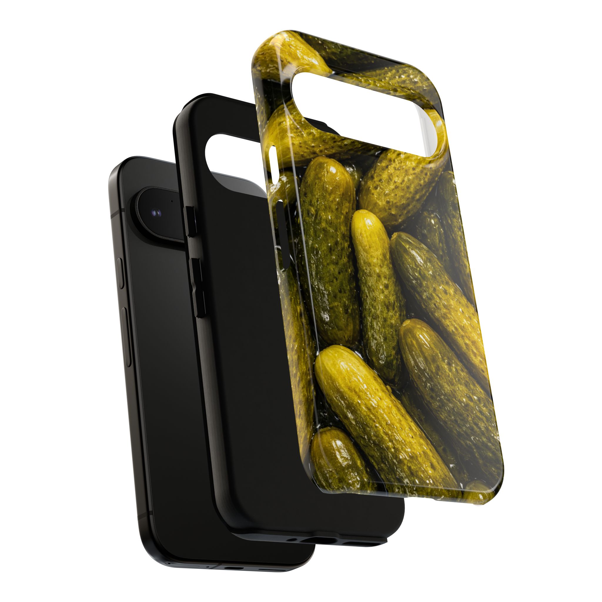 Pickle Pattern Google Pixel Phone Case — Funny Gherkin Protective Cover - Image 49
