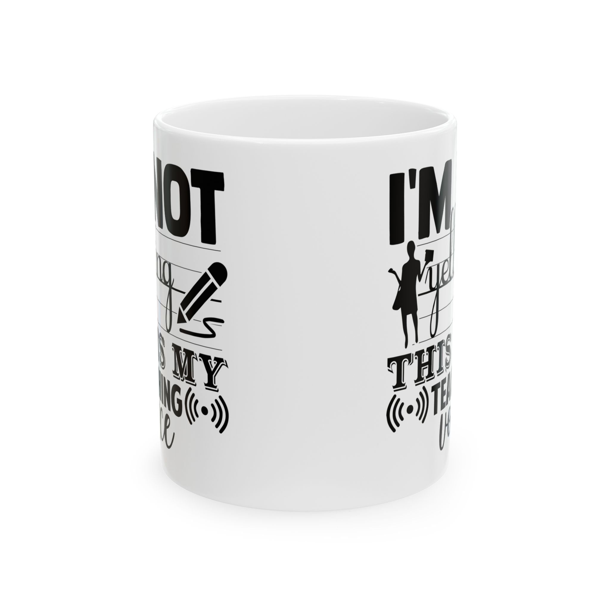 Funny Teacher Coffee Mug – Gift for Teacher – (11oz/15oz) Ceramic Mug - Image 2