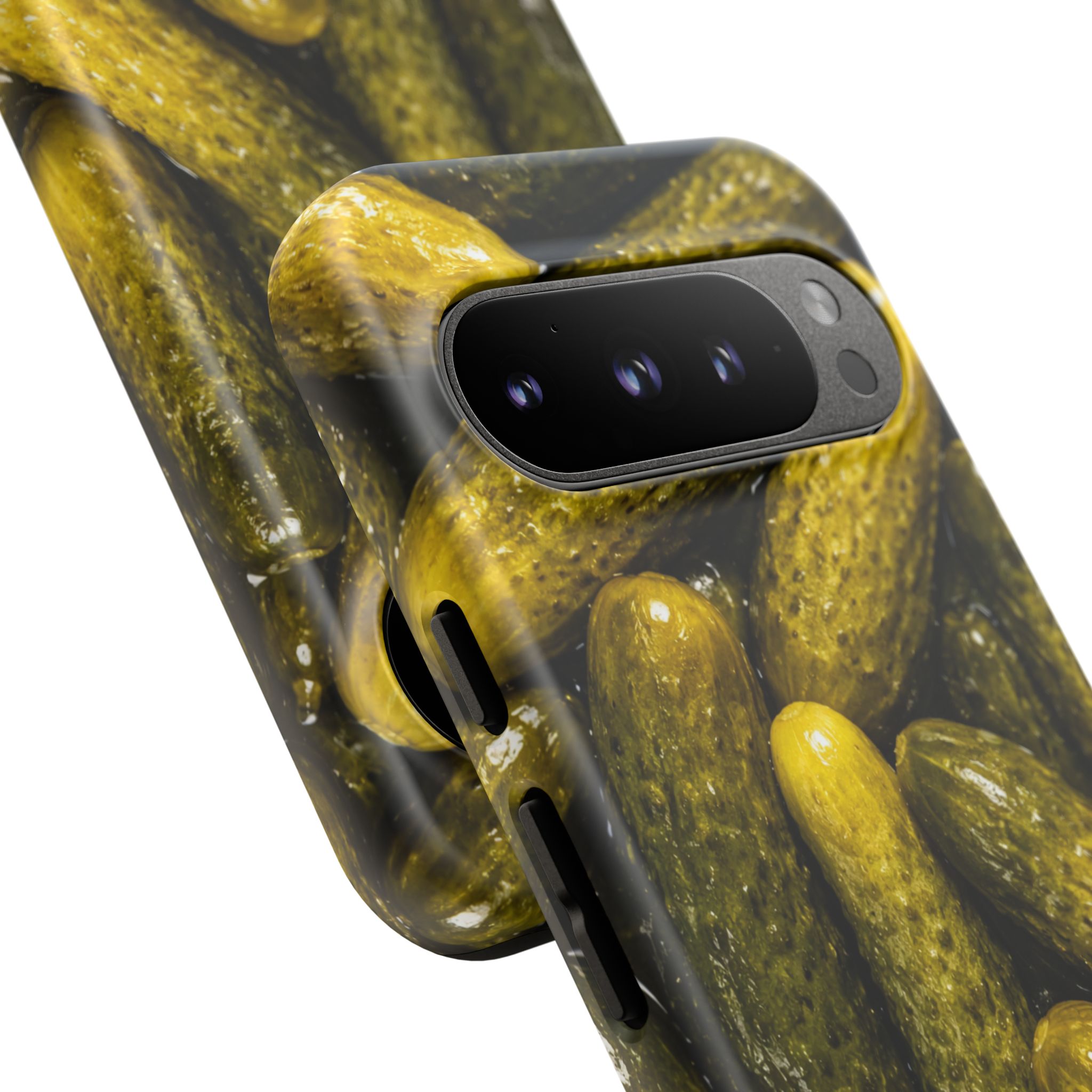 Pickle Pattern Google Pixel Phone Case — Funny Gherkin Protective Cover - Image 51