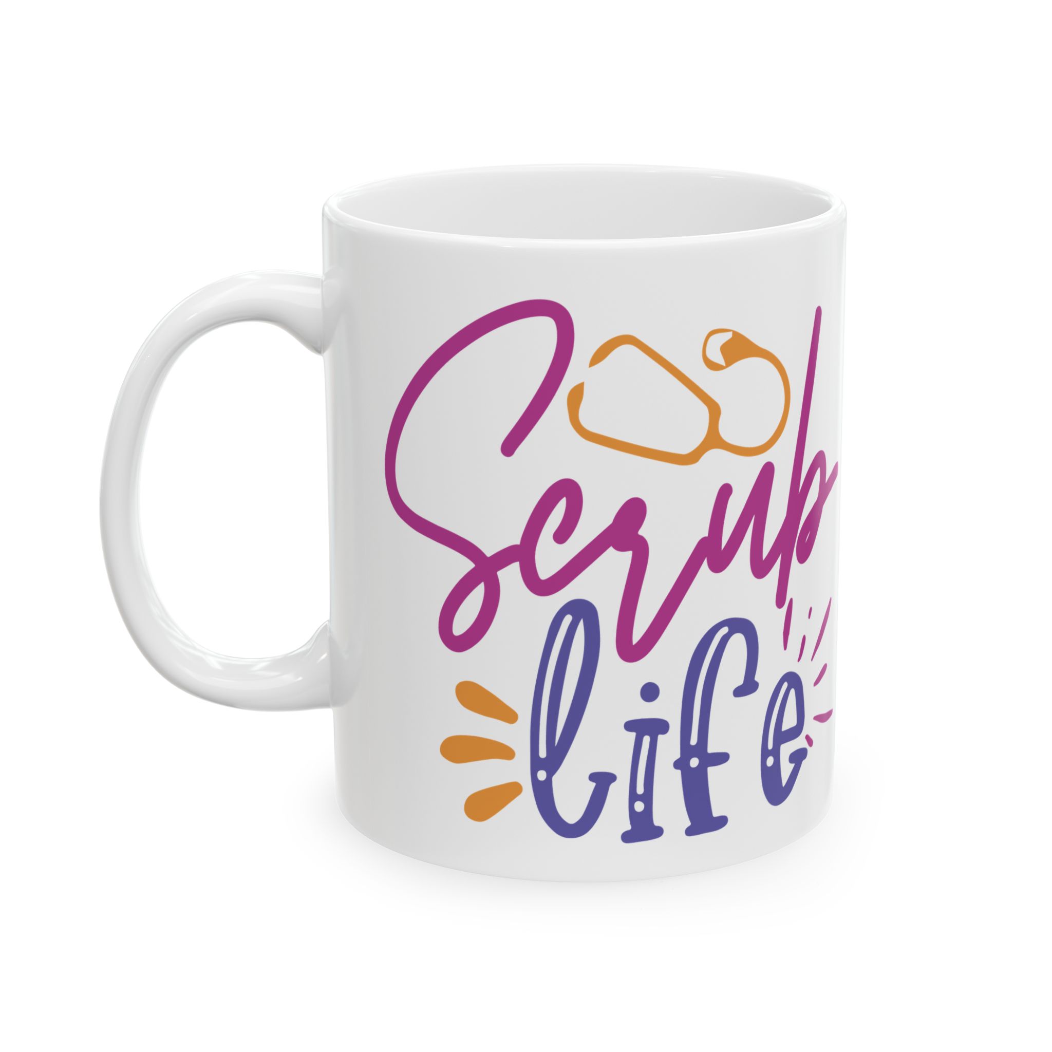 Scrub Life – Medical Coffee Mug – 11oz/15oz Ceramic Mug - Image 3