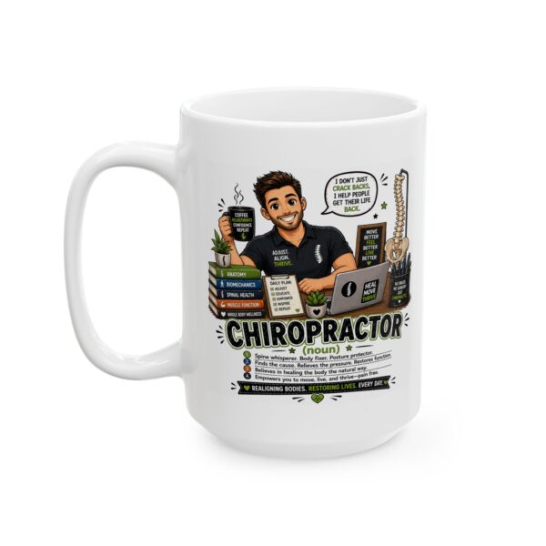 9231612754992514931_2048.jpeg Chiropractor Noun Not Just a Job a Purpose Mug – Career Gift Coffee Mug – 11oz/15oz Ceramic Mug