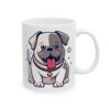 924890321374042891_2048.jpeg Chubby White Bulldog Puppy Dog Lover Mug – Cute Cartoon Puppy Coffee Mug – 11oz/15oz Ceramic Mug