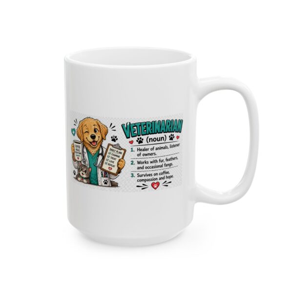9252221100387468414_2048.jpeg Veterinarian Noun Golden Retriever Mug – Career Gift Coffee Mug – 11oz/15oz Ceramic Mug