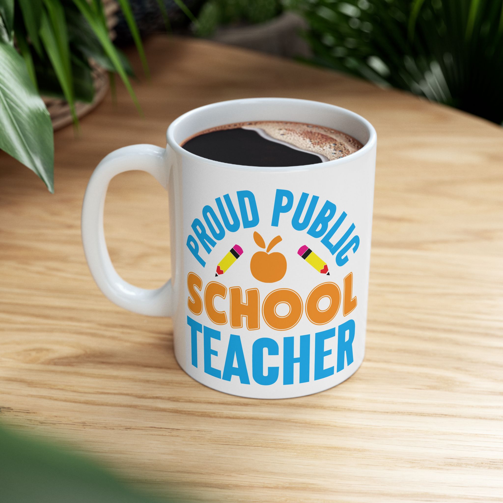 Proud School Teacher Ceramic Mug — Colorful Teacher Appreciation Gift (11oz & 15oz) - Image 5