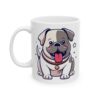 9350463127462600947_2048.jpeg Chubby White Bulldog Puppy Dog Lover Mug – Cute Cartoon Puppy Coffee Mug – 11oz/15oz Ceramic Mug