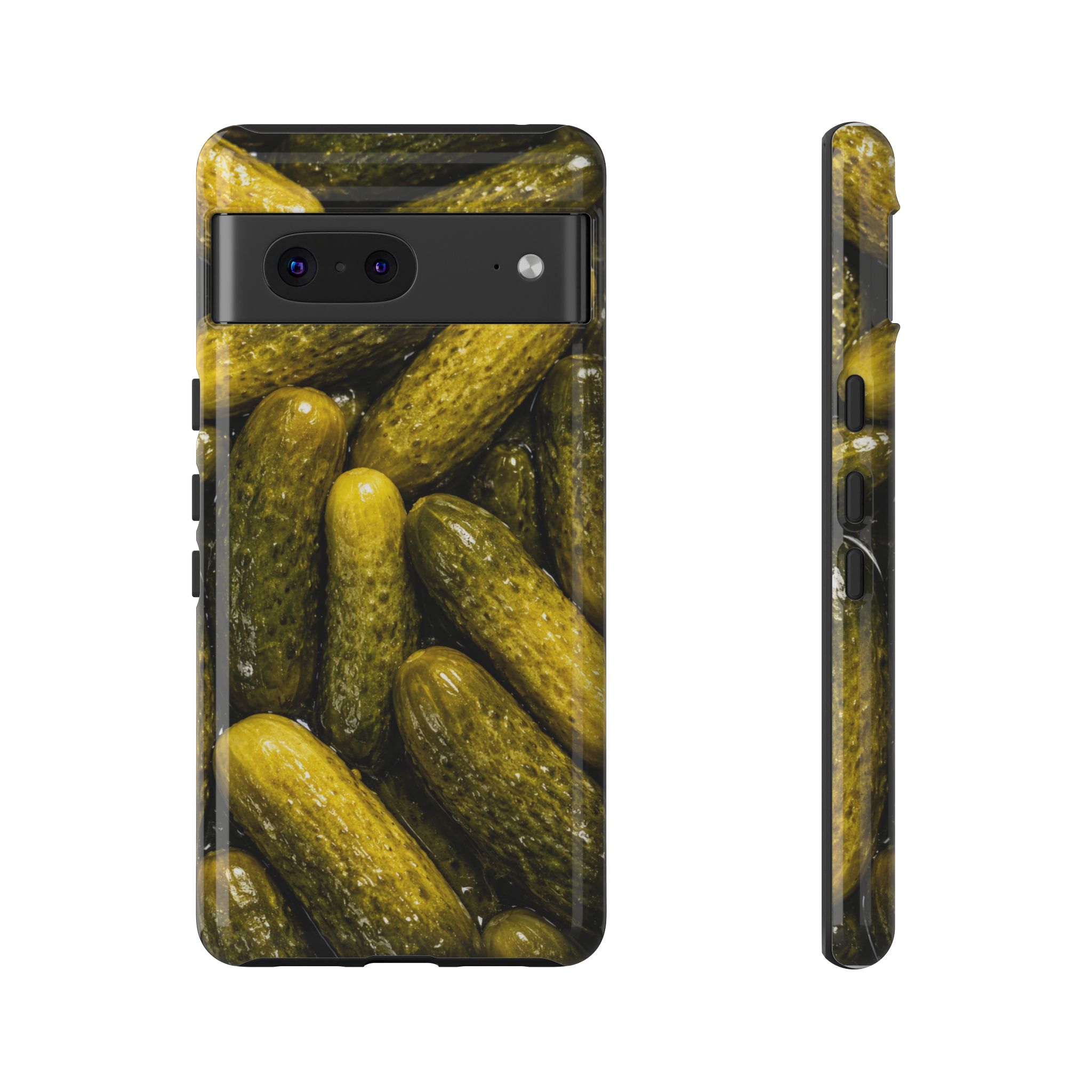 Pickle Pattern Google Pixel Phone Case — Funny Gherkin Protective Cover - Image 5
