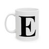 9431309872936343245_2048-1.jpeg Letter E Monogram Mug – Initial Alphabet Coffee Mug – 11oz/15oz Ceramic Mug