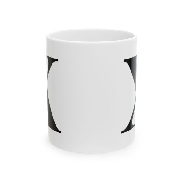 9539363460860750100_2048-1.jpeg Letter X Monogram Mug – Initial Alphabet Coffee Mug – 11oz/15oz Ceramic Mug