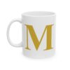 9597403195492203113_2048-1.jpeg Gold Letter M Monogram Mug – Gold Initial Alphabet Coffee Mug – 11oz/15oz Ceramic Mug