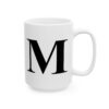 9739821007274316626_2048-1.jpeg Letter M Monogram Mug – Initial Alphabet Coffee Mug – 11oz/15oz Ceramic Mug