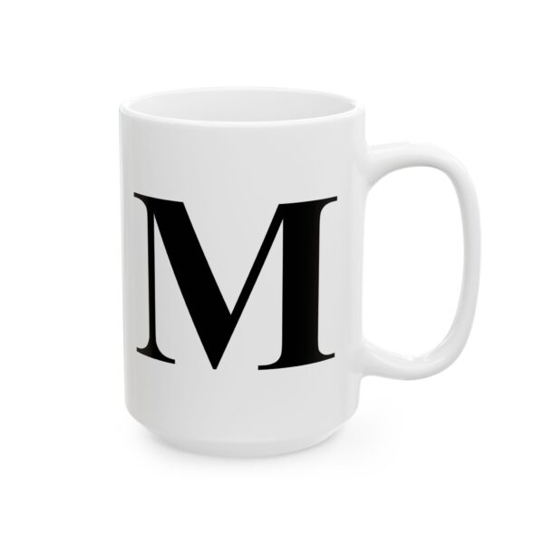 9739821007274316626_2048-1.jpeg Letter M Monogram Mug – Initial Alphabet Coffee Mug – 11oz/15oz Ceramic Mug