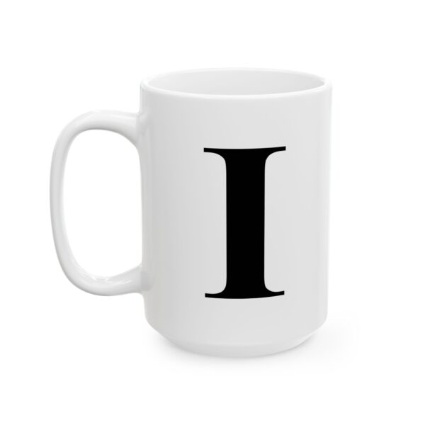 9756902115026039757_2048-1.jpeg Letter I Monogram Mug – Initial Alphabet Coffee Mug – 11oz/15oz Ceramic Mug