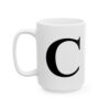 9810517770951727608_2048-1.jpeg Letter C Monogram Mug – Initial Alphabet Coffee Mug – 11oz/15oz Ceramic Mug