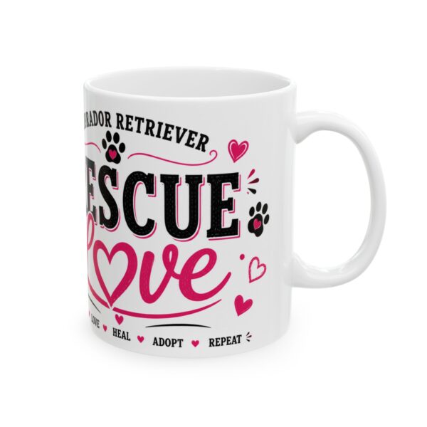 9922138529165650892_2048-1.jpeg Labrador Retriever Rescue Love Dog Lover Mug – Dog Mom Dog Dad Coffee Mug – 11oz/15oz Ceramic Mug