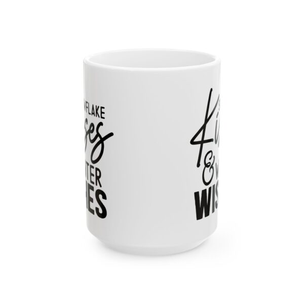 9925710196017829864_2048.jpeg Snowflake Kisses and Winter Wishes Winter Mug – Cozy Winter Coffee Mug – 11oz/15oz Ceramic Mug