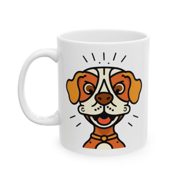 9958750080386555135_2048.jpeg Laughing Orange Hound Dog Lover Mug – Cute Cartoon Puppy Coffee Mug – 11oz/15oz Ceramic Mug
