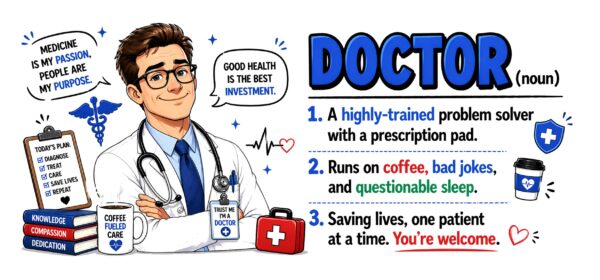 Doctor Definition Medical Mug – Healthcare Gift Coffee Mug – 11oz/15oz Ceramic Mug