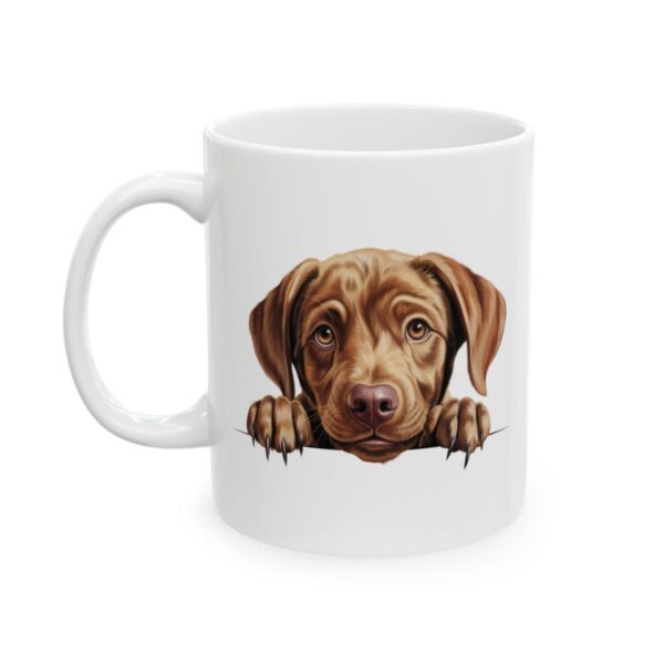 Labrador Retriever Peeking Dog Mug – Dog Lover Coffee Mug – 11oz/15oz Ceramic Mug - 10000_1_left.jpg Labrador Retriever Peeking Dog Mug – Dog Lover Coffee Mug – 11oz/15oz Ceramic Mug