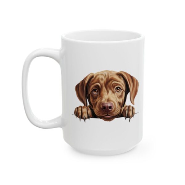 Labrador Retriever Peeking Dog Mug – Dog Lover Coffee Mug – 11oz/15oz Ceramic Mug - 10000_3_left.jpg Labrador Retriever Peeking Dog Mug – Dog Lover Coffee Mug – 11oz/15oz Ceramic Mug