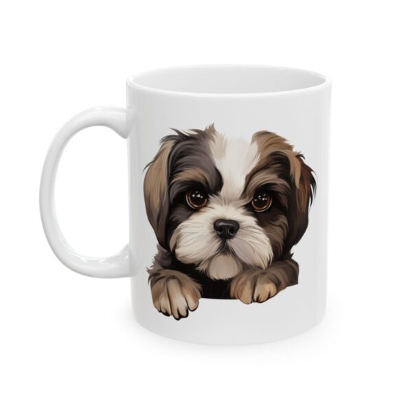 Shih Tzu Peeking Dog Mug – Dog Lover Coffee Mug – 11oz/15oz Ceramic Mug - 10032_1_left.jpg Shih Tzu Peeking Dog Mug – Dog Lover Coffee Mug – 11oz/15oz Ceramic Mug