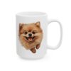 Pomeranian Peeking Dog Mug – Dog Lover Coffee Mug – 11oz/15oz Ceramic Mug - 10036_2_right.jpg Pomeranian Peeking Dog Mug – Dog Lover Coffee Mug – 11oz/15oz Ceramic Mug