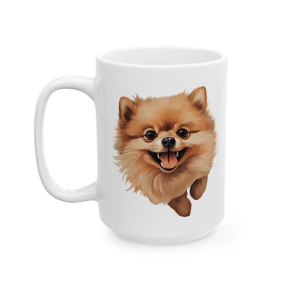 Pomeranian Peeking Dog Mug – Dog Lover Coffee Mug – 11oz/15oz Ceramic Mug - 10036_3_left.jpg Pomeranian Peeking Dog Mug – Dog Lover Coffee Mug – 11oz/15oz Ceramic Mug