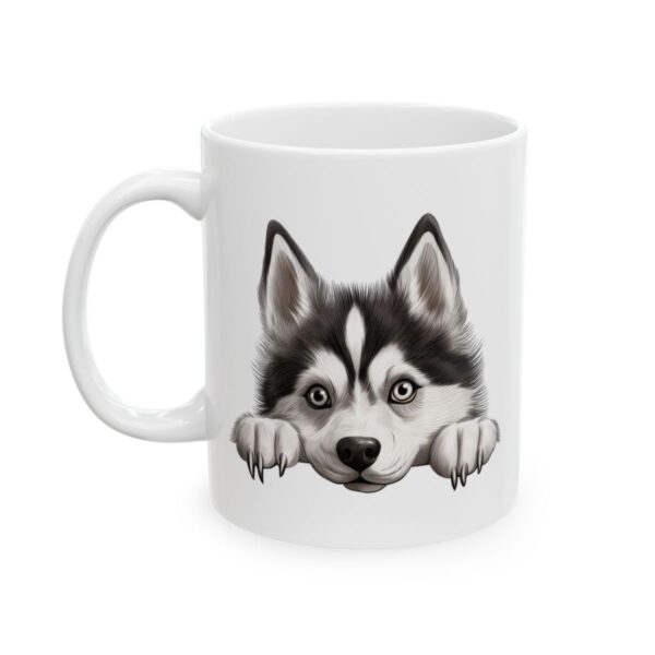 Siberian Husky Peeking Dog Mug – Dog Lover Coffee Mug – 11oz/15oz Ceramic Mug - 10071_1_left.jpg Siberian Husky Peeking Dog Mug – Dog Lover Coffee Mug – 11oz/15oz Ceramic Mug