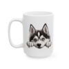 Siberian Husky Peeking Dog Mug – Dog Lover Coffee Mug – 11oz/15oz Ceramic Mug - 10071_3_left.jpg Siberian Husky Peeking Dog Mug – Dog Lover Coffee Mug – 11oz/15oz Ceramic Mug