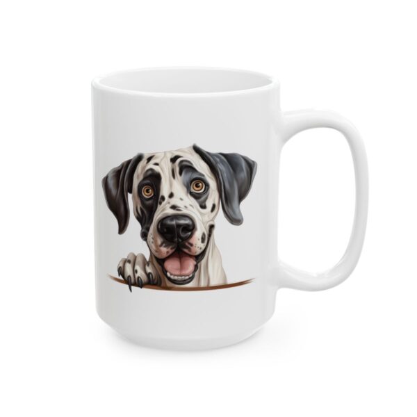 Great Dane Peeking Dog Mug – Dog Lover Coffee Mug – 11oz/15oz Ceramic Mug - 10078_2_right.jpg Great Dane Peeking Dog Mug – Dog Lover Coffee Mug – 11oz/15oz Ceramic Mug