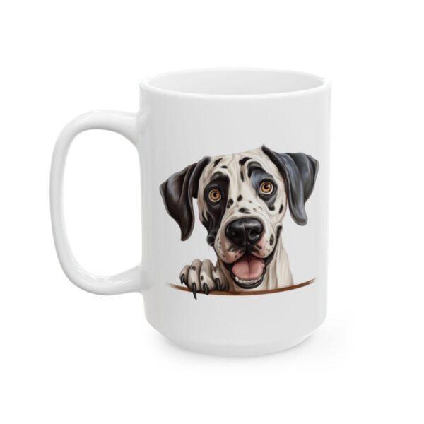 Great Dane Peeking Dog Mug – Dog Lover Coffee Mug – 11oz/15oz Ceramic Mug - 10078_3_left.jpg Great Dane Peeking Dog Mug – Dog Lover Coffee Mug – 11oz/15oz Ceramic Mug