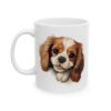 Cavalier King Charles Spaniel Peeking Dog Mug – Dog Lover Coffee Mug – 11oz/15oz Ceramic Mug