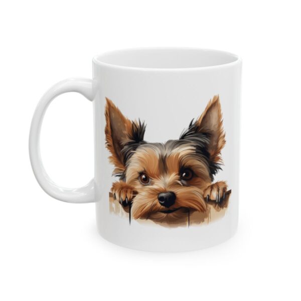 Yorkshire Terrier Peeking Dog Mug – Dog Lover Coffee Mug – 11oz/15oz Ceramic Mug - 10095_1_left.jpg Yorkshire Terrier Peeking Dog Mug – Dog Lover Coffee Mug – 11oz/15oz Ceramic Mug