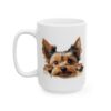 Yorkshire Terrier Peeking Dog Mug – Dog Lover Coffee Mug – 11oz/15oz Ceramic Mug - 10095_3_left.jpg Yorkshire Terrier Peeking Dog Mug – Dog Lover Coffee Mug – 11oz/15oz Ceramic Mug