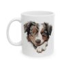 Australian Shepherd Peeking Dog Mug – Dog Lover Coffee Mug – 11oz/15oz Ceramic Mug