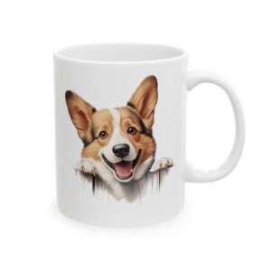 Pembroke Welsh Corgi Peeking Dog Mug – Dog Lover Coffee Mug – 11oz/15oz Ceramic Mug - 10103_0_right.jpg Pembroke Welsh Corgi Peeking Dog Mug – Dog Lover Coffee Mug – 11oz/15oz Ceramic Mug