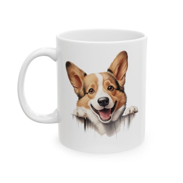 Pembroke Welsh Corgi Peeking Dog Mug – Dog Lover Coffee Mug – 11oz/15oz Ceramic Mug - 10103_1_left.jpg Pembroke Welsh Corgi Peeking Dog Mug – Dog Lover Coffee Mug – 11oz/15oz Ceramic Mug