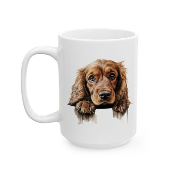 Cocker Spaniel Peeking Dog Mug – Dog Lover Coffee Mug – 11oz/15oz Ceramic Mug - 10143_3_left.jpg Cocker Spaniel Peeking Dog Mug – Dog Lover Coffee Mug – 11oz/15oz Ceramic Mug