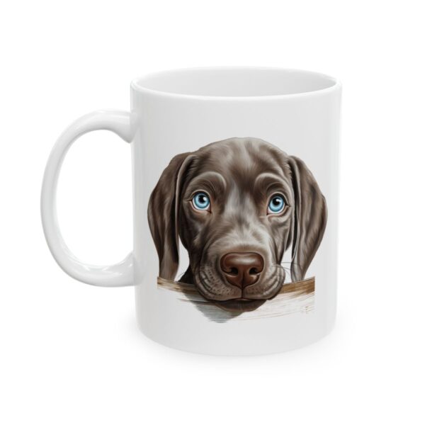 Weimaraner Peeking Dog Mug – Dog Lover Coffee Mug – 11oz/15oz Ceramic Mug - 10167_1_left.jpg Weimaraner Peeking Dog Mug – Dog Lover Coffee Mug – 11oz/15oz Ceramic Mug