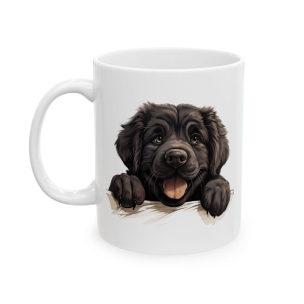 Newfoundland Peeking Dog Mug – Dog Lover Coffee Mug – 11oz/15oz Ceramic Mug - 10172_1_left.jpg Newfoundland Peeking Dog Mug – Dog Lover Coffee Mug – 11oz/15oz Ceramic Mug