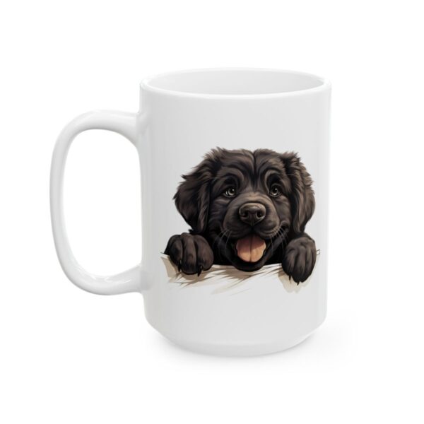 Newfoundland Peeking Dog Mug – Dog Lover Coffee Mug – 11oz/15oz Ceramic Mug - 10172_3_left.jpg Newfoundland Peeking Dog Mug – Dog Lover Coffee Mug – 11oz/15oz Ceramic Mug