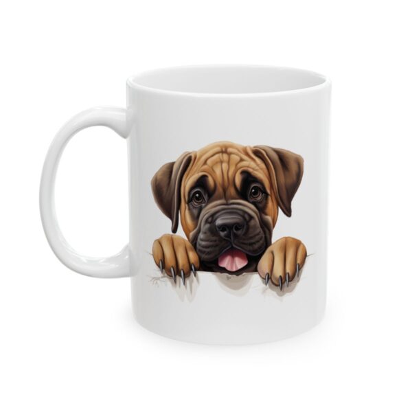 Mastiff Peeking Dog Mug – Dog Lover Coffee Mug – 11oz/15oz Ceramic Mug - 10181_1_left.jpg Mastiff Peeking Dog Mug – Dog Lover Coffee Mug – 11oz/15oz Ceramic Mug