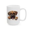 Mastiff Peeking Dog Mug – Dog Lover Coffee Mug – 11oz/15oz Ceramic Mug - 10181_2_right.jpg Mastiff Peeking Dog Mug – Dog Lover Coffee Mug – 11oz/15oz Ceramic Mug