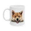 Akita Peeking Dog Mug – Dog Lover Coffee Mug – 11oz/15oz Ceramic Mug - 10193_1_left.jpg Akita Peeking Dog Mug – Dog Lover Coffee Mug – 11oz/15oz Ceramic Mug