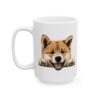 Akita Peeking Dog Mug – Dog Lover Coffee Mug – 11oz/15oz Ceramic Mug - 10193_3_left.jpg Akita Peeking Dog Mug – Dog Lover Coffee Mug – 11oz/15oz Ceramic Mug