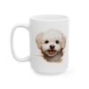 Bichon Frise Peeking Dog Mug – Dog Lover Coffee Mug – 11oz/15oz Ceramic Mug