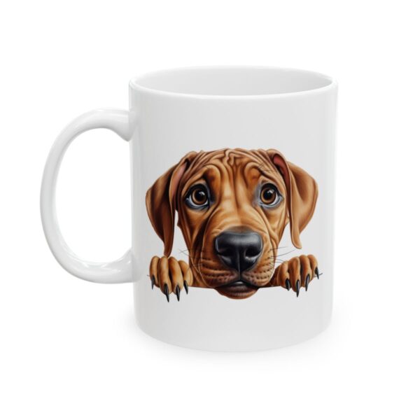 Rhodesian Ridgeback Peeking Dog Mug – Dog Lover Coffee Mug – 11oz/15oz Ceramic Mug - 10204_1_left.jpg Rhodesian Ridgeback Peeking Dog Mug – Dog Lover Coffee Mug – 11oz/15oz Ceramic Mug